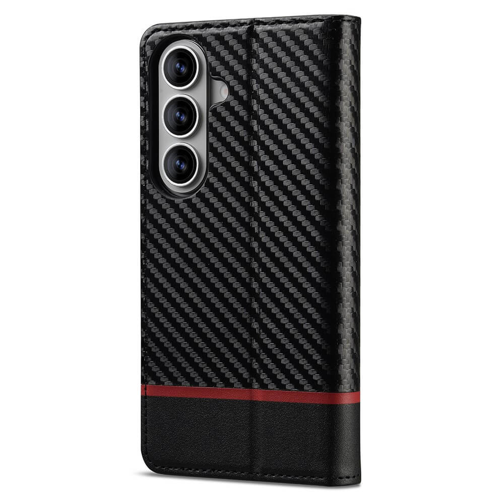 Galaxy A27 - LC.IMEEKE Custodia Carbon Fiber