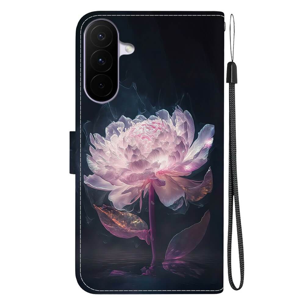 Galaxy A27 - Tasche Hülle mit Blüten Motiv