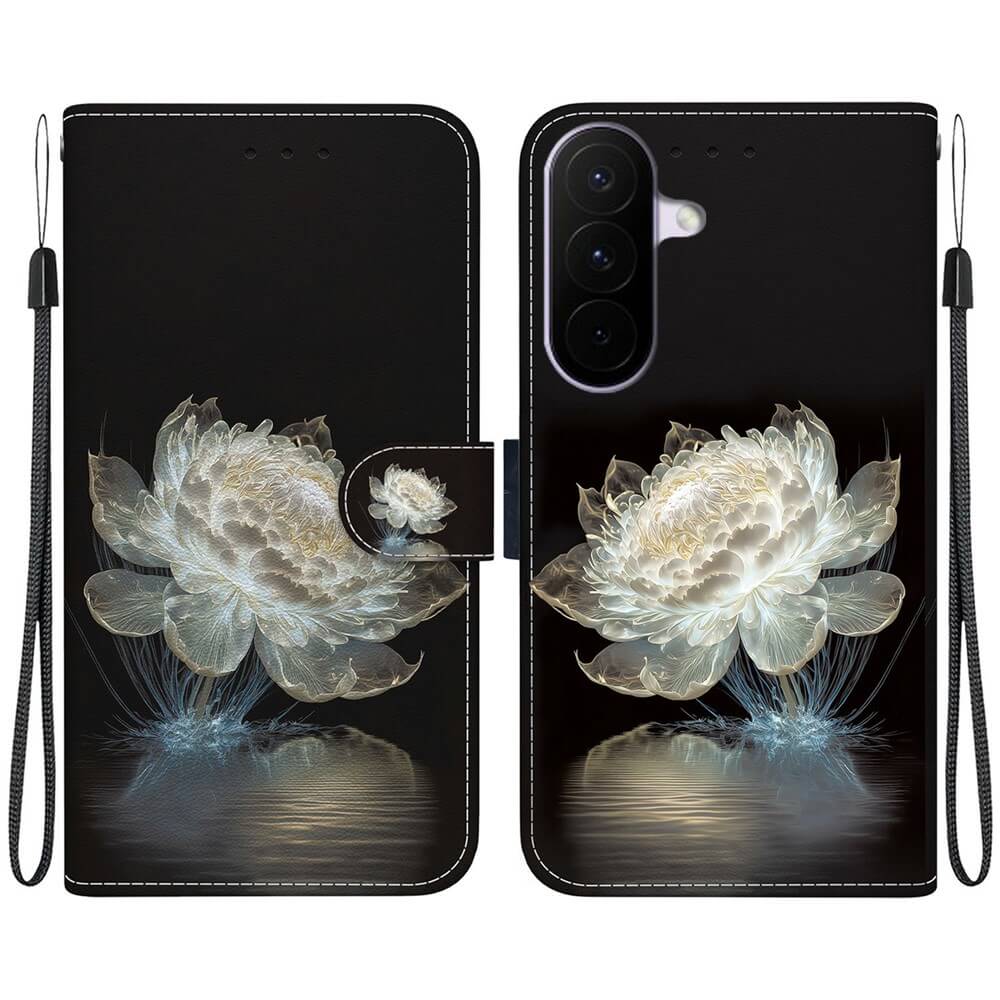 Galaxy A27 - Tasche Hülle mit Blüten Motiv