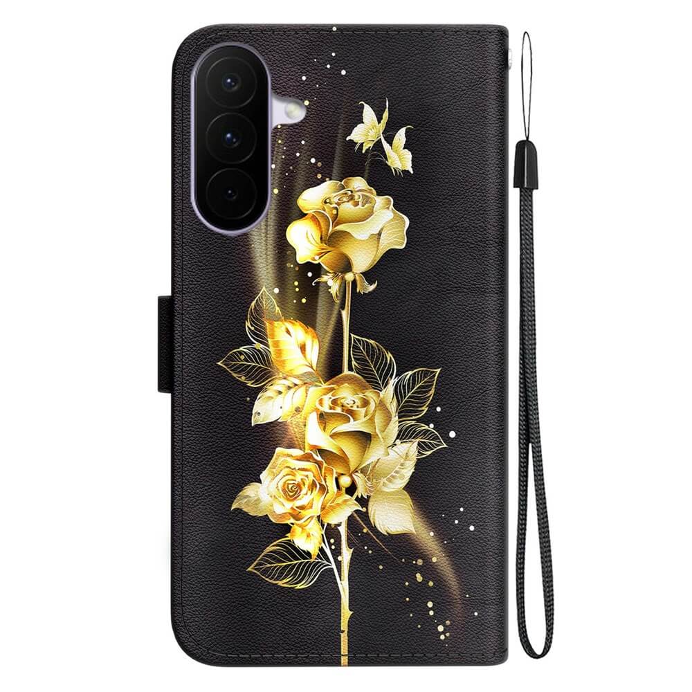 Galaxy A27 - Tasche Hülle mit Blüten Motiv