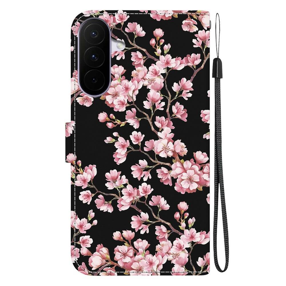 Galaxy A27 - Tasche Hülle mit Blüten Motiv