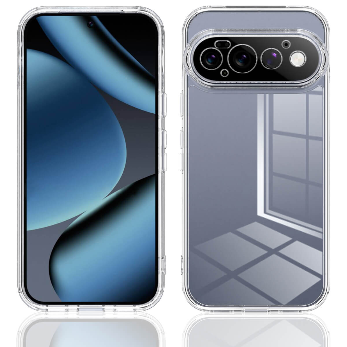 Google Pixel 11 Pro - Coque acrylique protective avec bords surélevé
