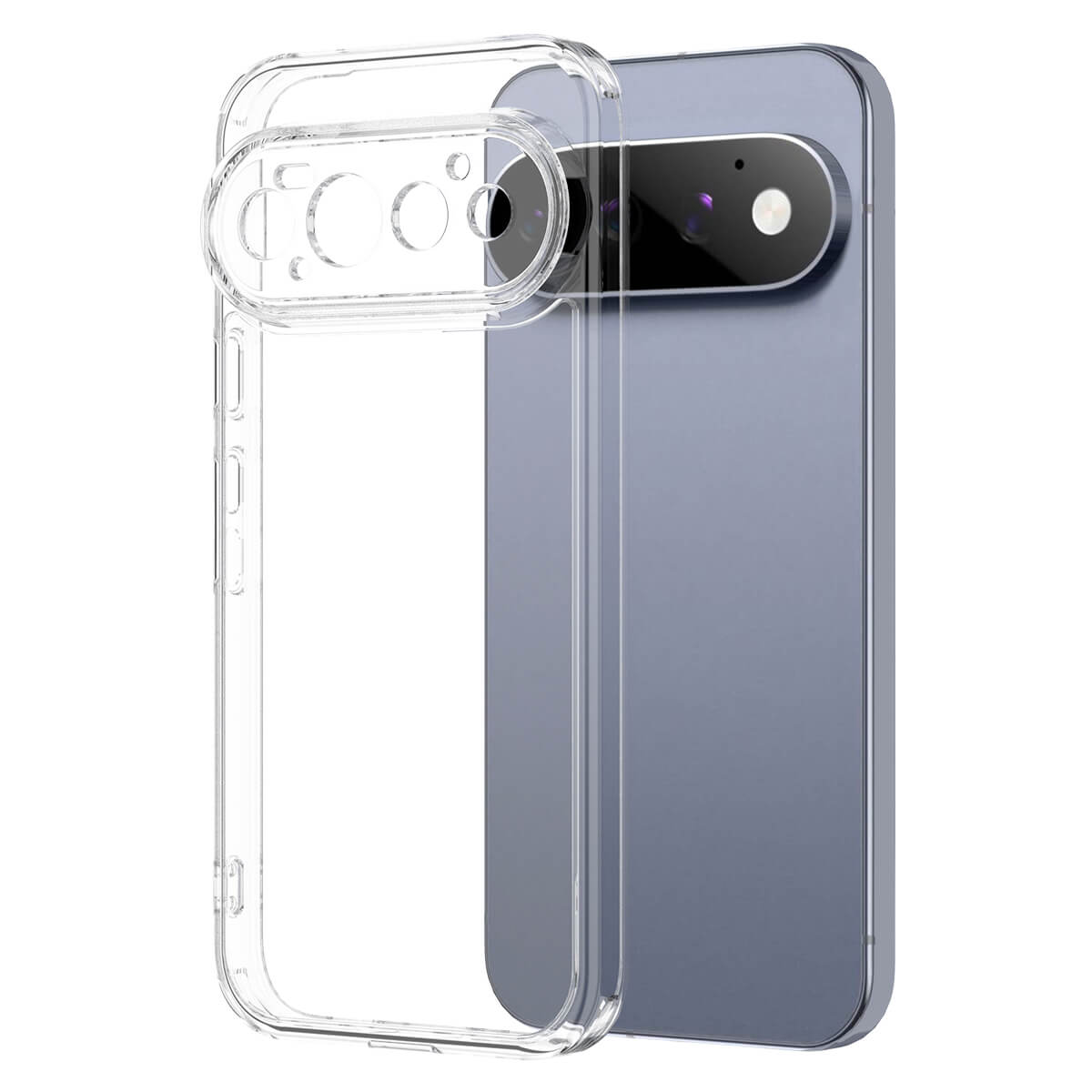 Google Pixel 11 Pro - Coque acrylique protective avec bords surélevé