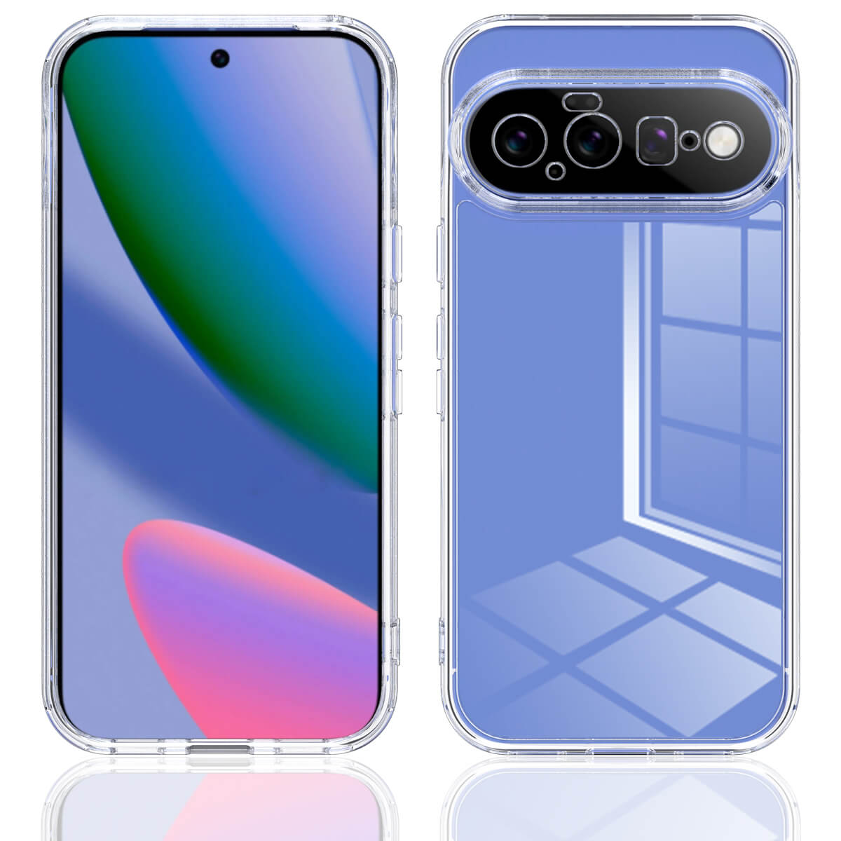 Google Pixel 11 - Schützende Acryl-Handyhülle mit erhöhtem Rand