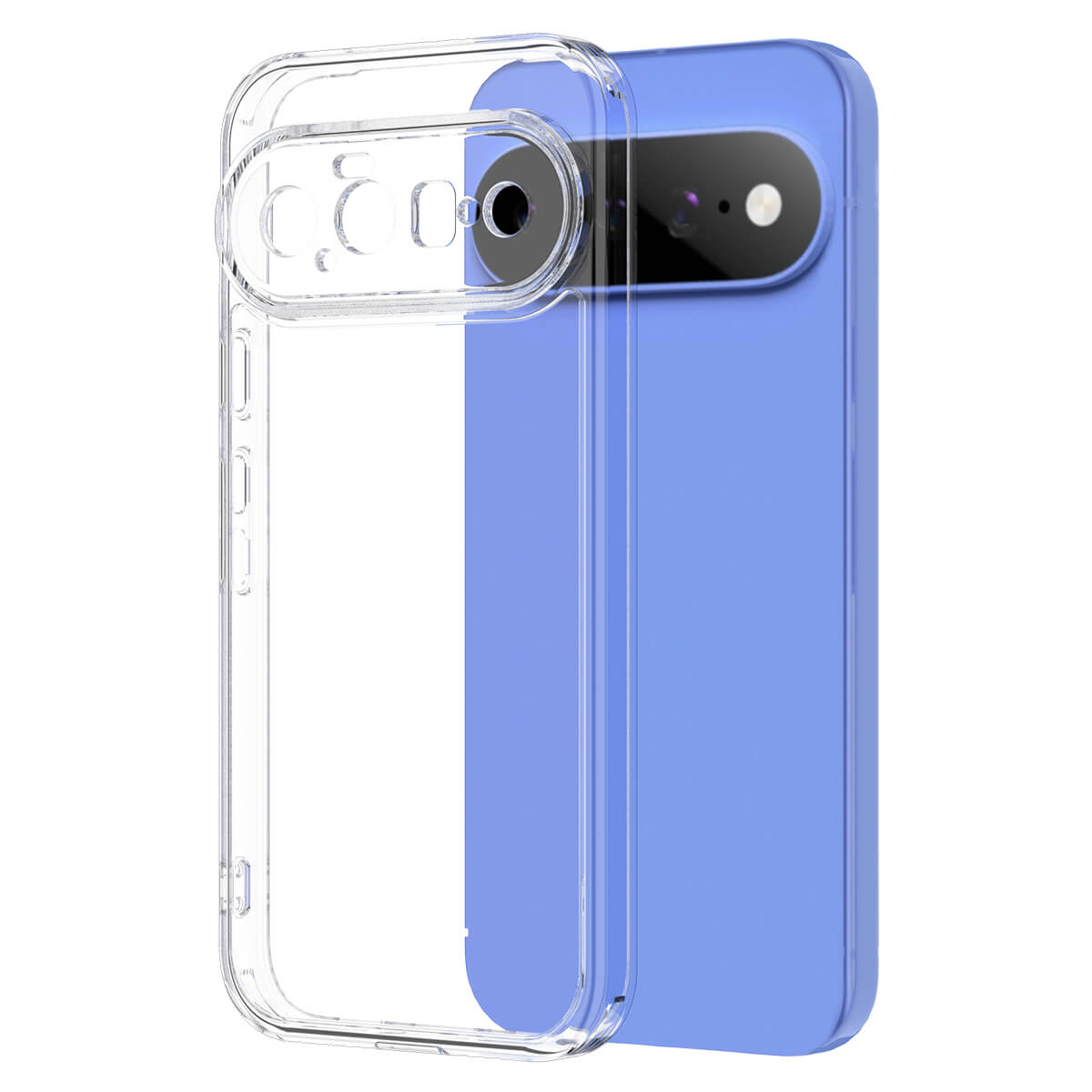 Google Pixel 11 - Schützende Acryl-Handyhülle mit erhöhtem Rand