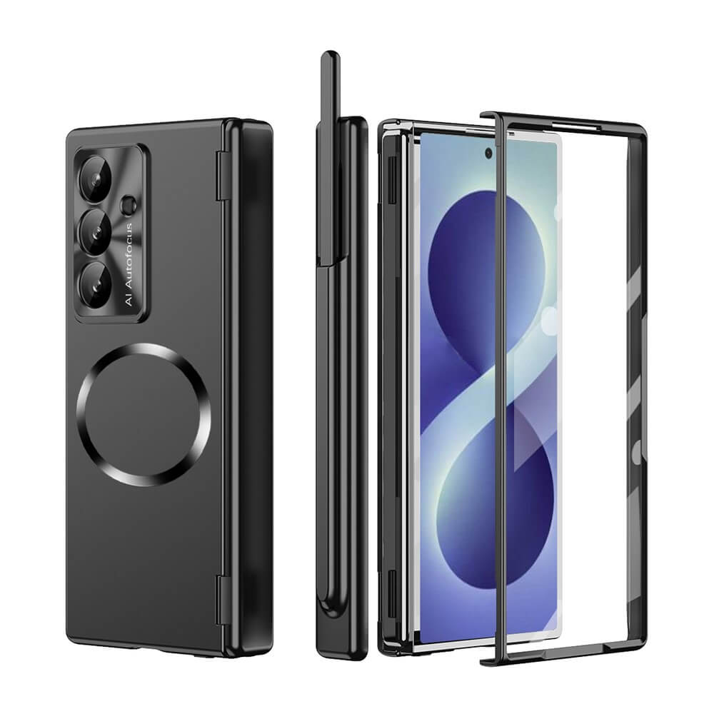 Galaxy Z Fold8 Ultra – Magnetic case with a metallic finish