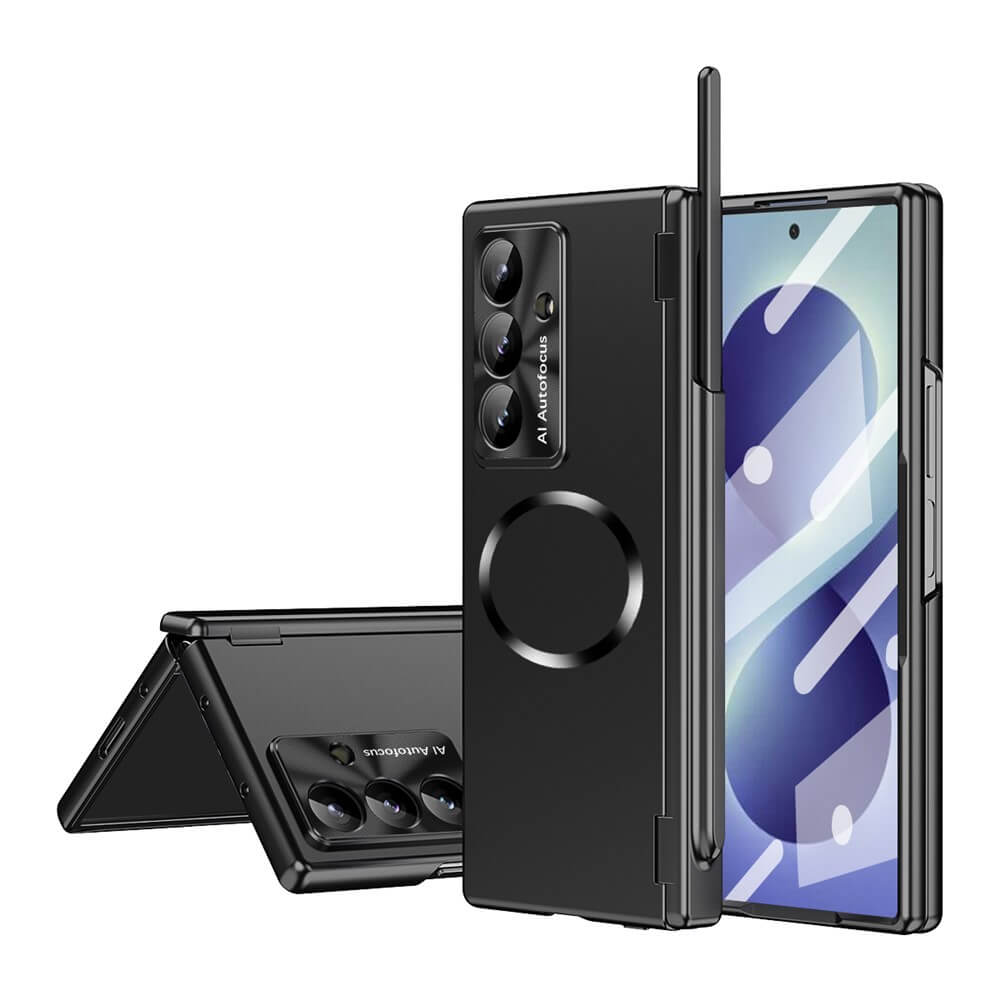 Galaxy Z Fold8 Ultra – Magnetic case with a metallic finish