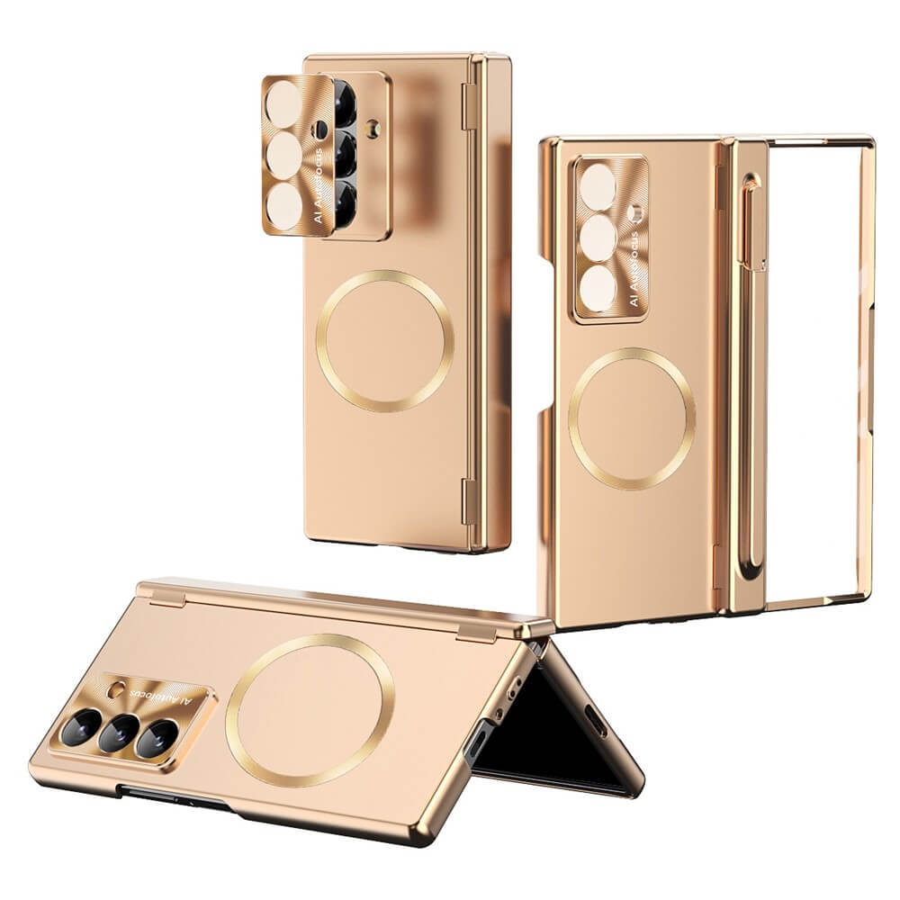 Galaxy Z Fold8 Ultra – Magnetic case with a metallic finish