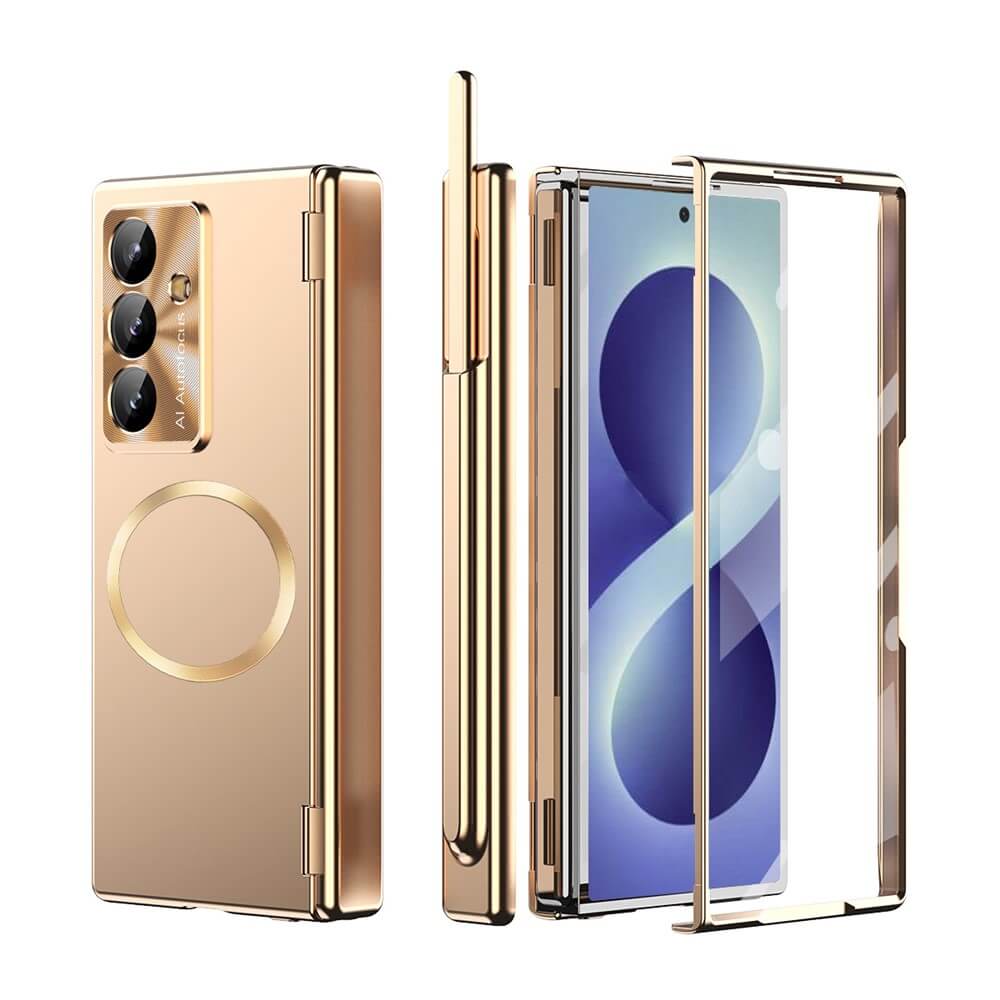 Galaxy Z Fold8 Ultra – Magnetic case with a metallic finish