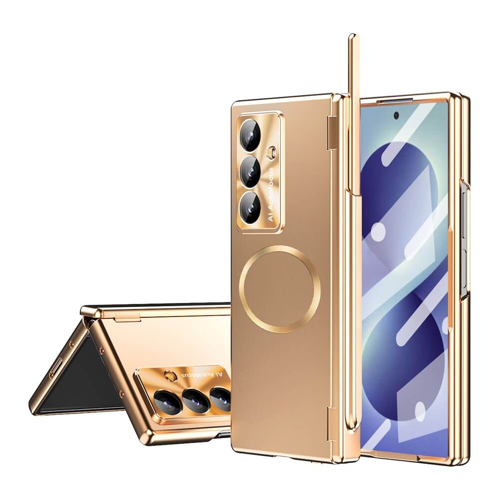 Galaxy Z Fold8 Ultra – Magnetic case with a metallic finish