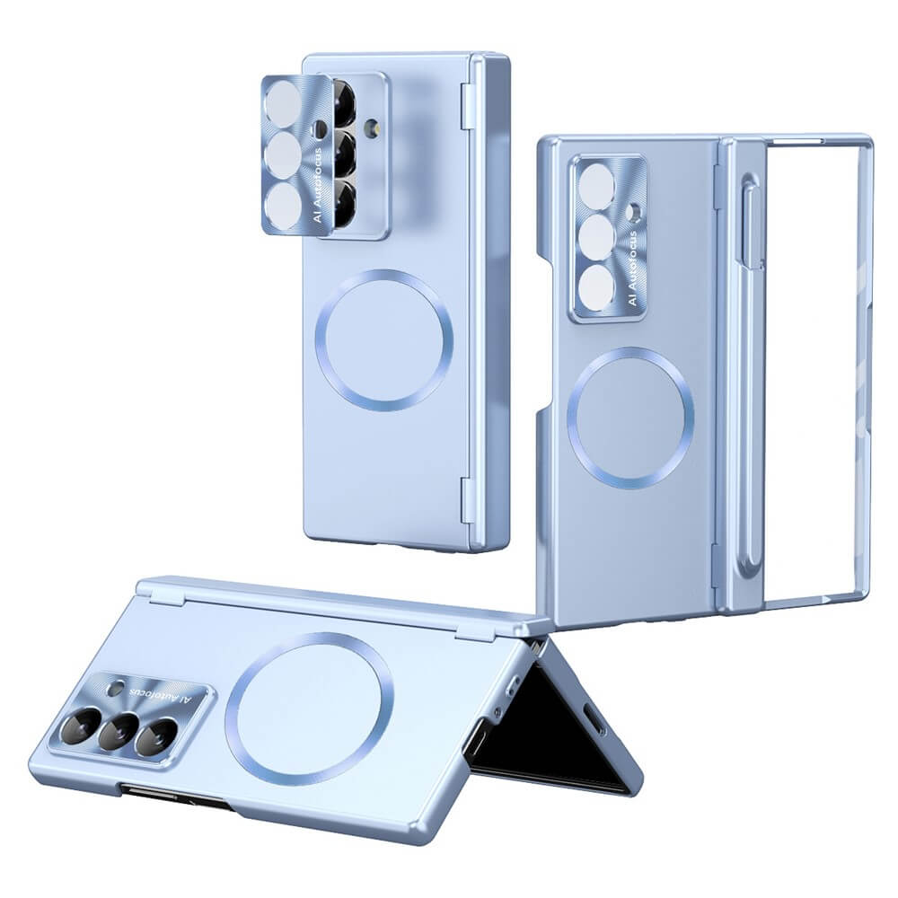 Galaxy Z Fold8 Ultra – Magnetic case with a metallic finish