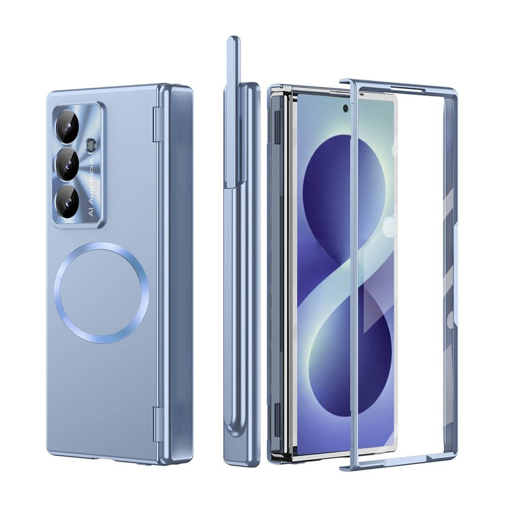 Galaxy Z Fold8 Ultra – Magnetic case with a metallic finish
