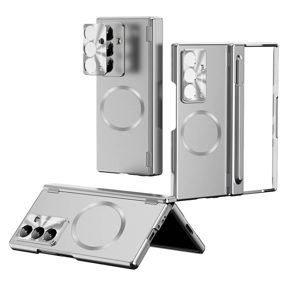 Galaxy Z Fold8 Ultra – Magnetic case with a metallic finish
