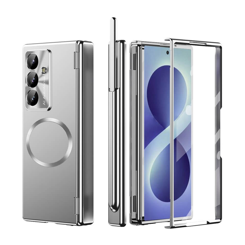 Galaxy Z Fold8 Ultra – Magnetic case with a metallic finish