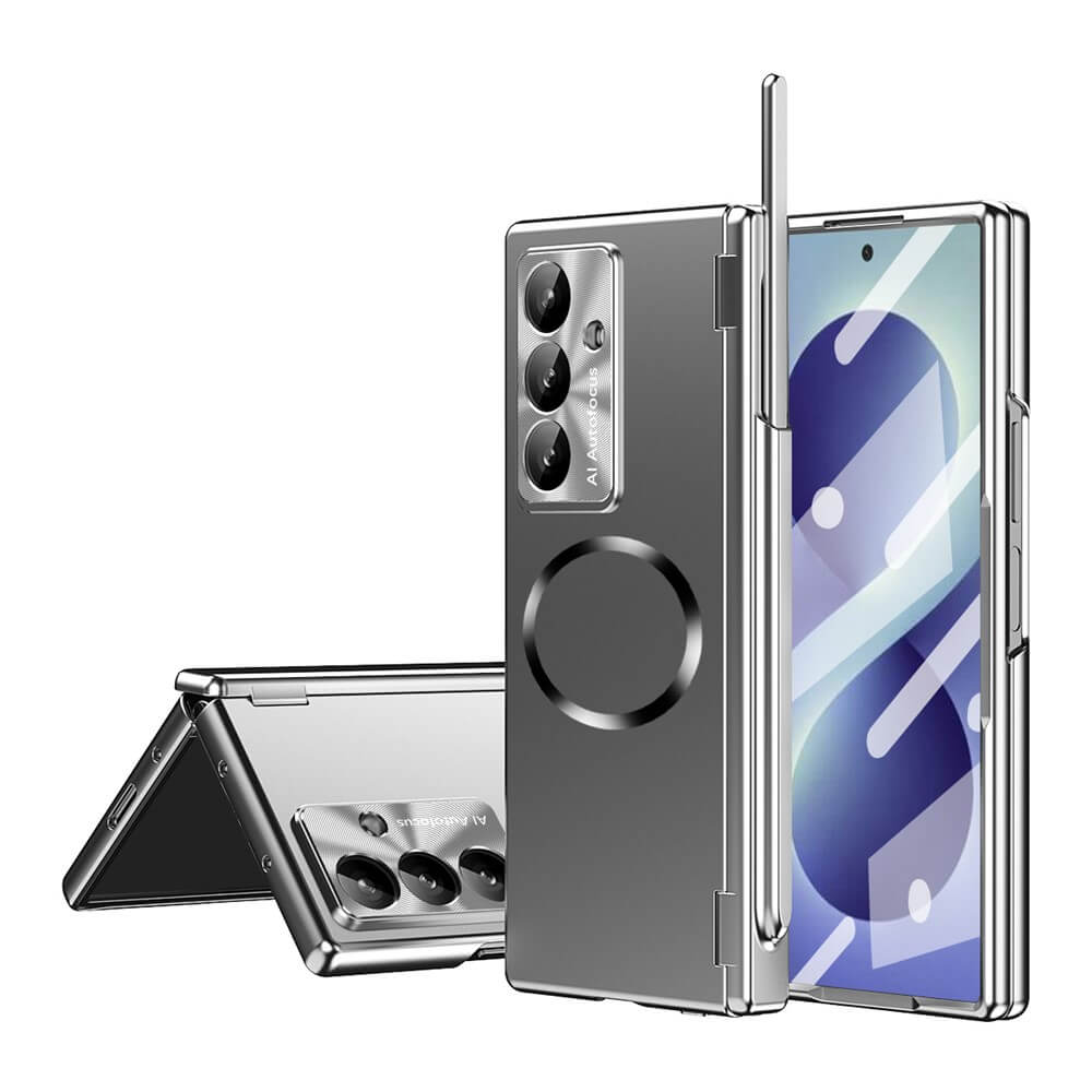 Galaxy Z Fold8 Ultra – Magnetic case with a metallic finish