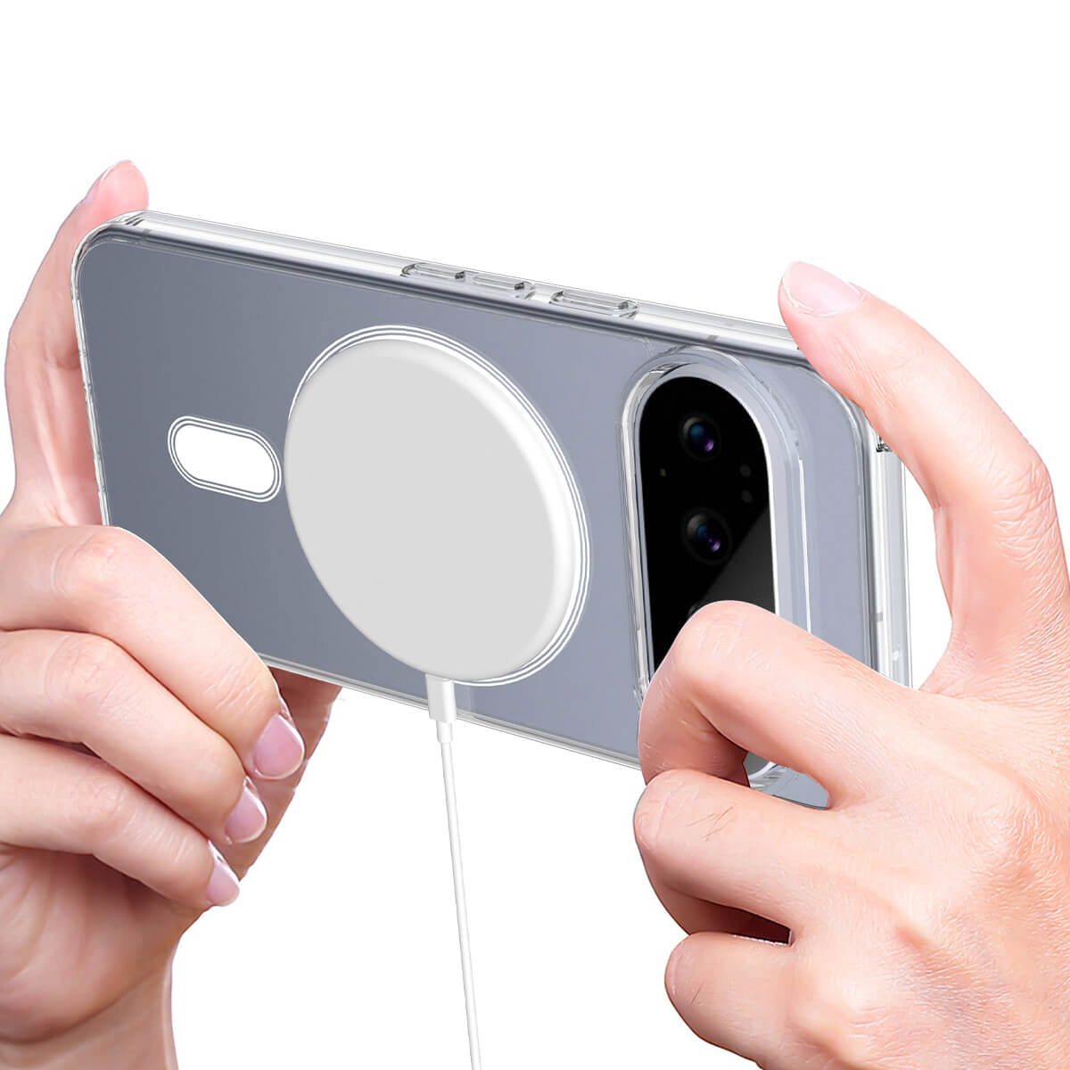 Google Pixel 11 Pro - Coque MagSafe Transparente
