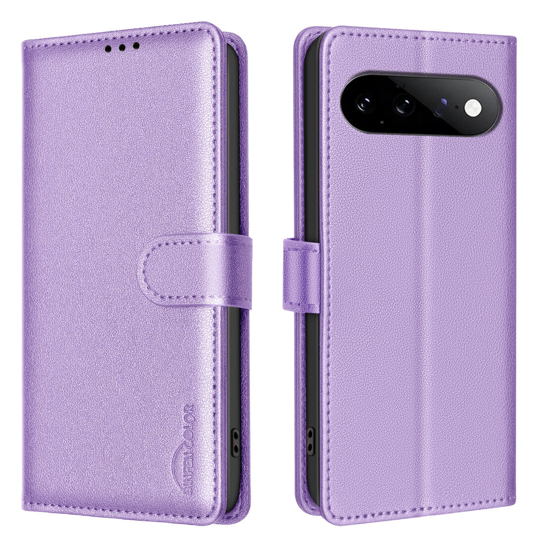 Google Pixel 11 Pro XL - BINFEN Leder Etui Hülle mit RFID Blocker