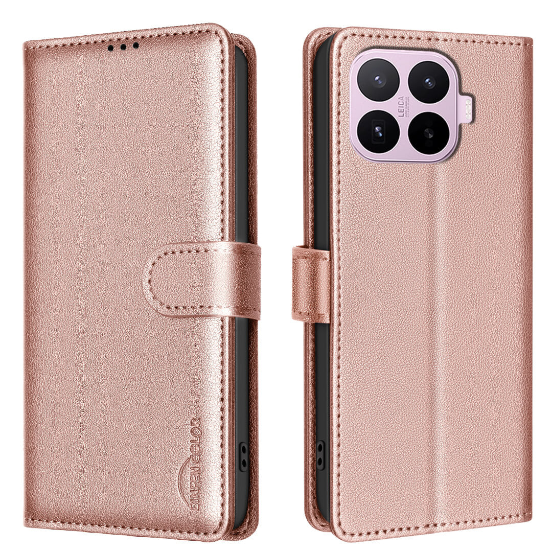 Xiaomi 17T - BINFEN Leder Etui Hülle mit RFID Blocker