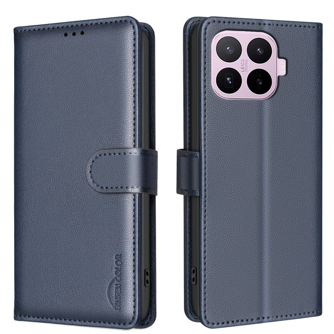 Xiaomi 17T - BINFEN Leder Etui Hülle mit RFID Blocker