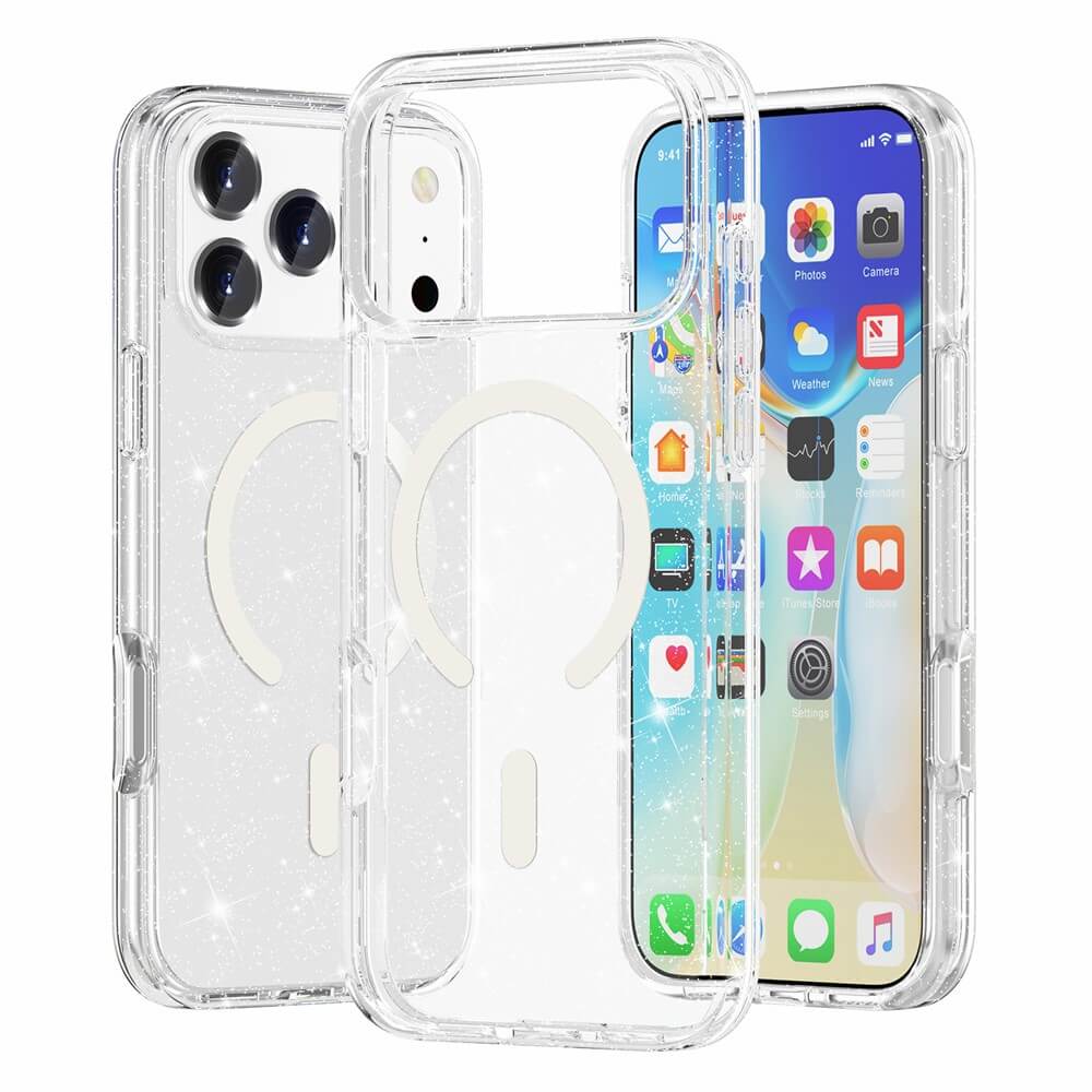 iPhone 18 Pro / iPhone 17 Pro - Glitter Case with MagSafe