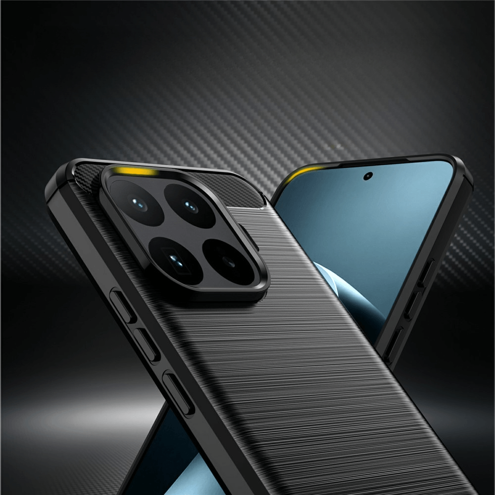 Xiaomi 17T Pro - Coque look métal carbone