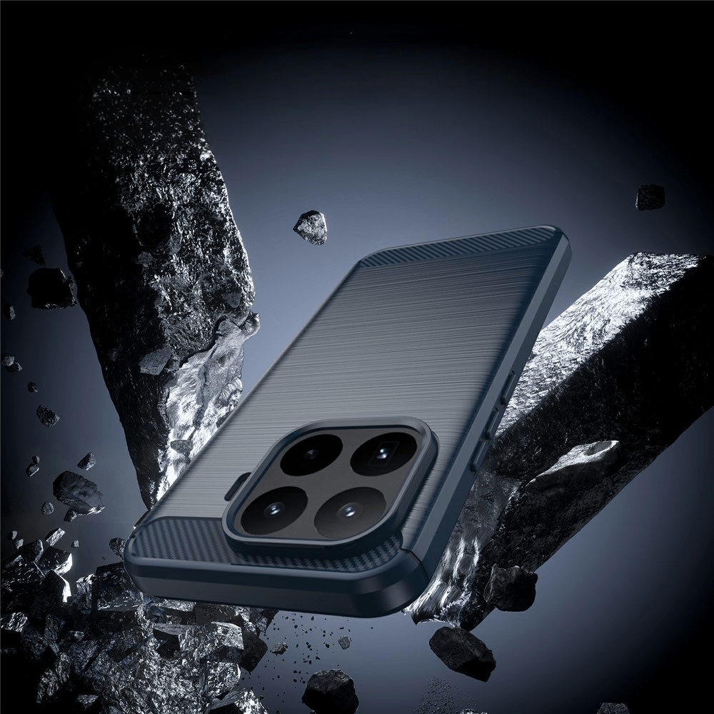 Xiaomi 17T Pro - Coque look métal carbone
