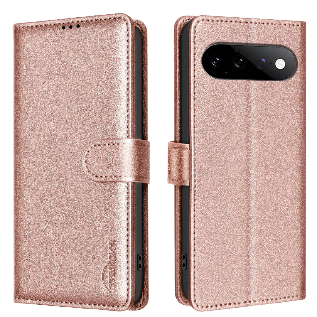 Google Pixel 11 / Pixel 11 Pro - BINFEN Leder Etui Hülle mit RFID Blocker