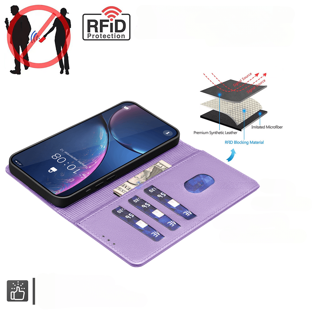 Google Pixel 11 / Pixel 11 Pro - BINFEN Leder Etui Hülle mit RFID Blocker