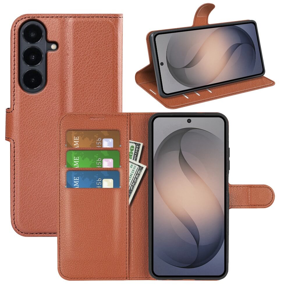 Galaxy S26 FE - Leather Case Cover