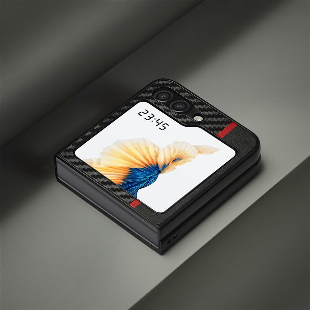 Galaxy Z Flip8 - LC.IMEEKE Carbon Fiber Backcover