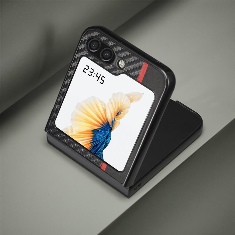 Galaxy Z Flip8 - LC.IMEEKE Carbon Fiber Backcover