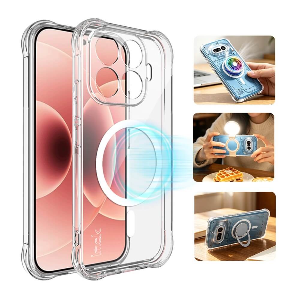  Xiaomi 17T - IMAK Transparent Shockproof TPU Case