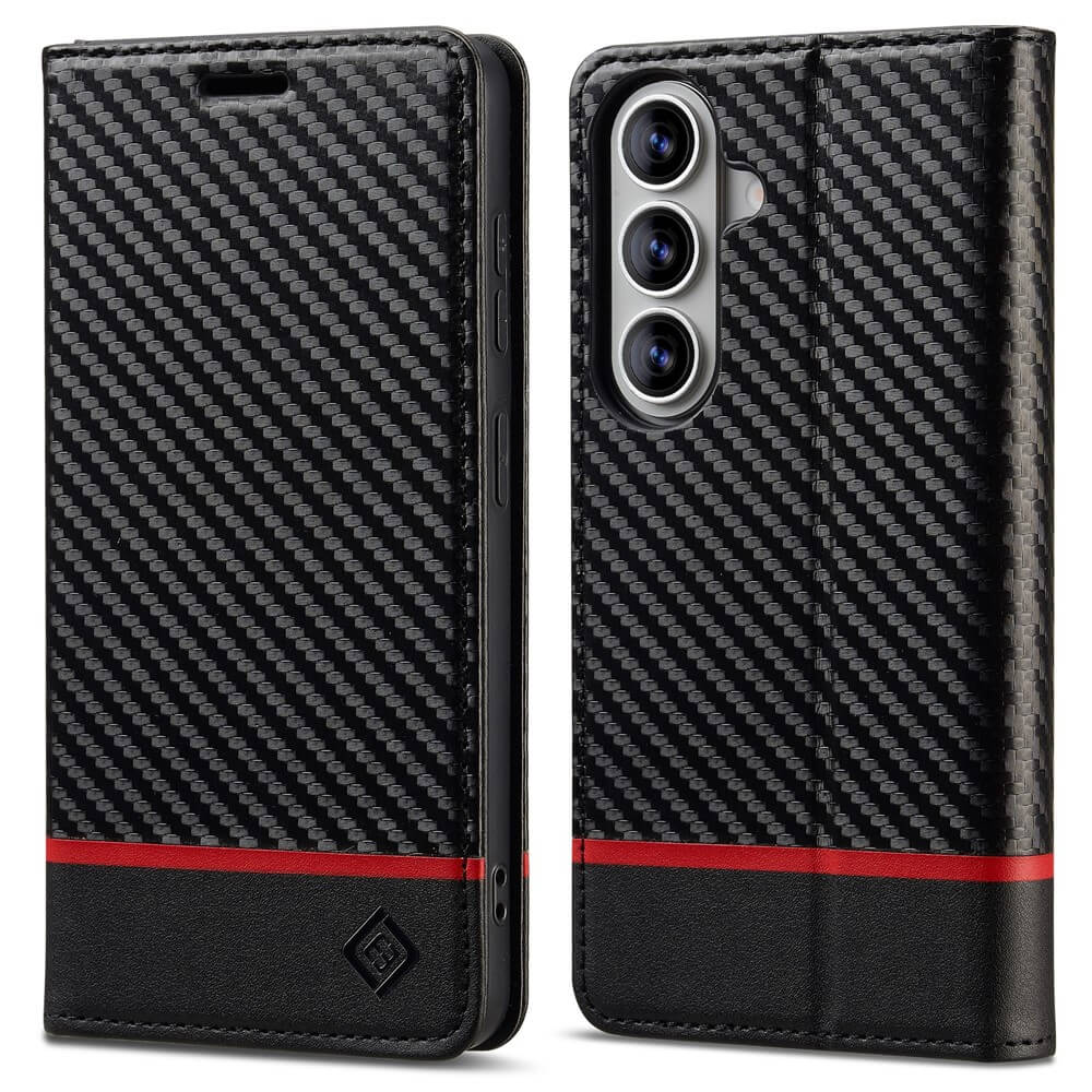 Galaxy S26 FE - LC.IMEEKE Hülle Carbon Fiber