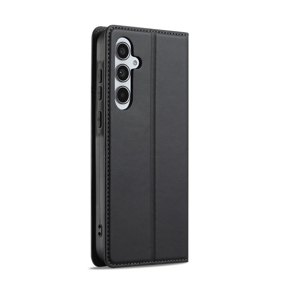 Galaxy S26 FE - LC.IMEEKE custodia a libro con scomparti per carte e stand
