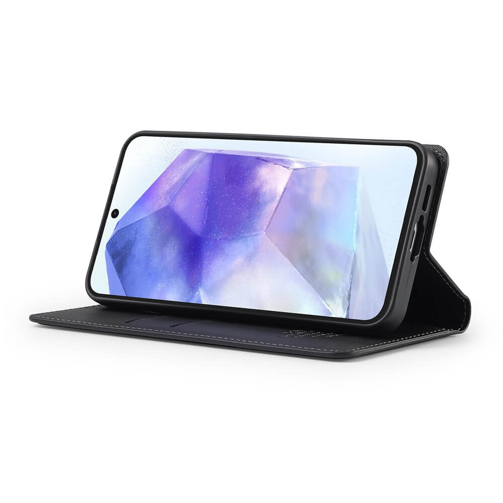 Galaxy S26 FE - LC.IMEEKE custodia a libro con scomparti per carte e stand