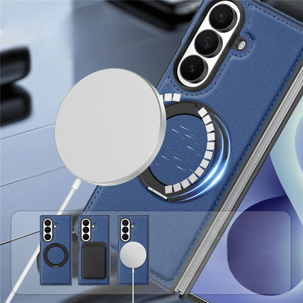 Galaxy Z Fold8 Ultra – Custodia magnetica effetto pelle