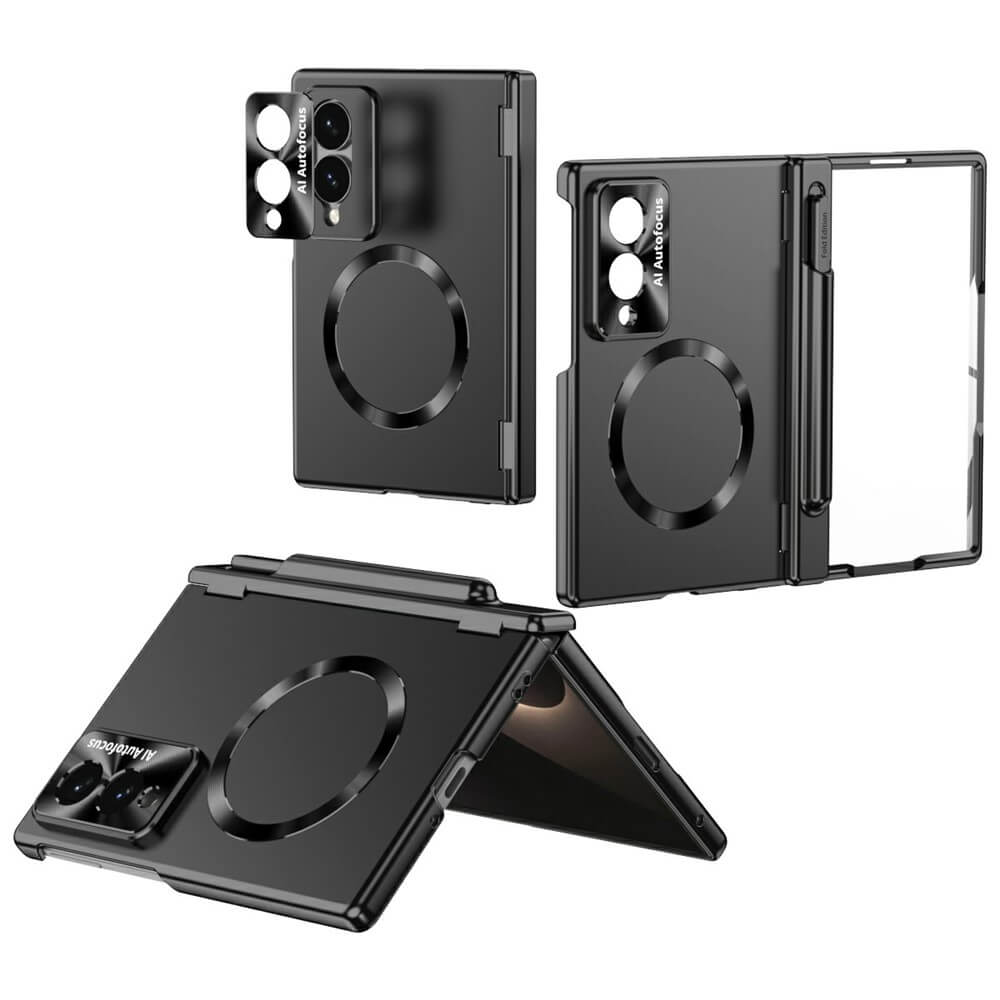 Galaxy Z Fold8 - Magnetic Case with Hinge Protection & Pen Holder