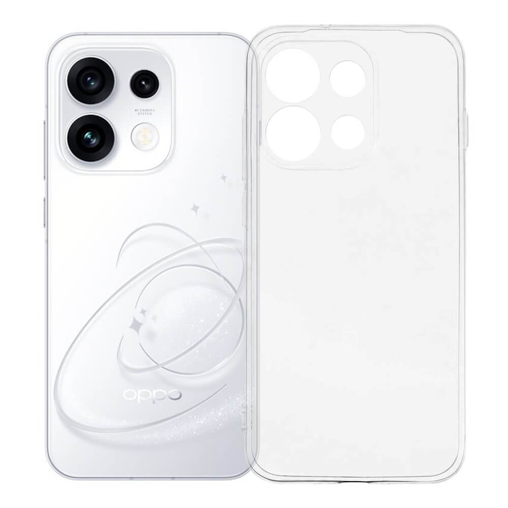 OPPO Reno16 - Silicone Rubber Case transparent