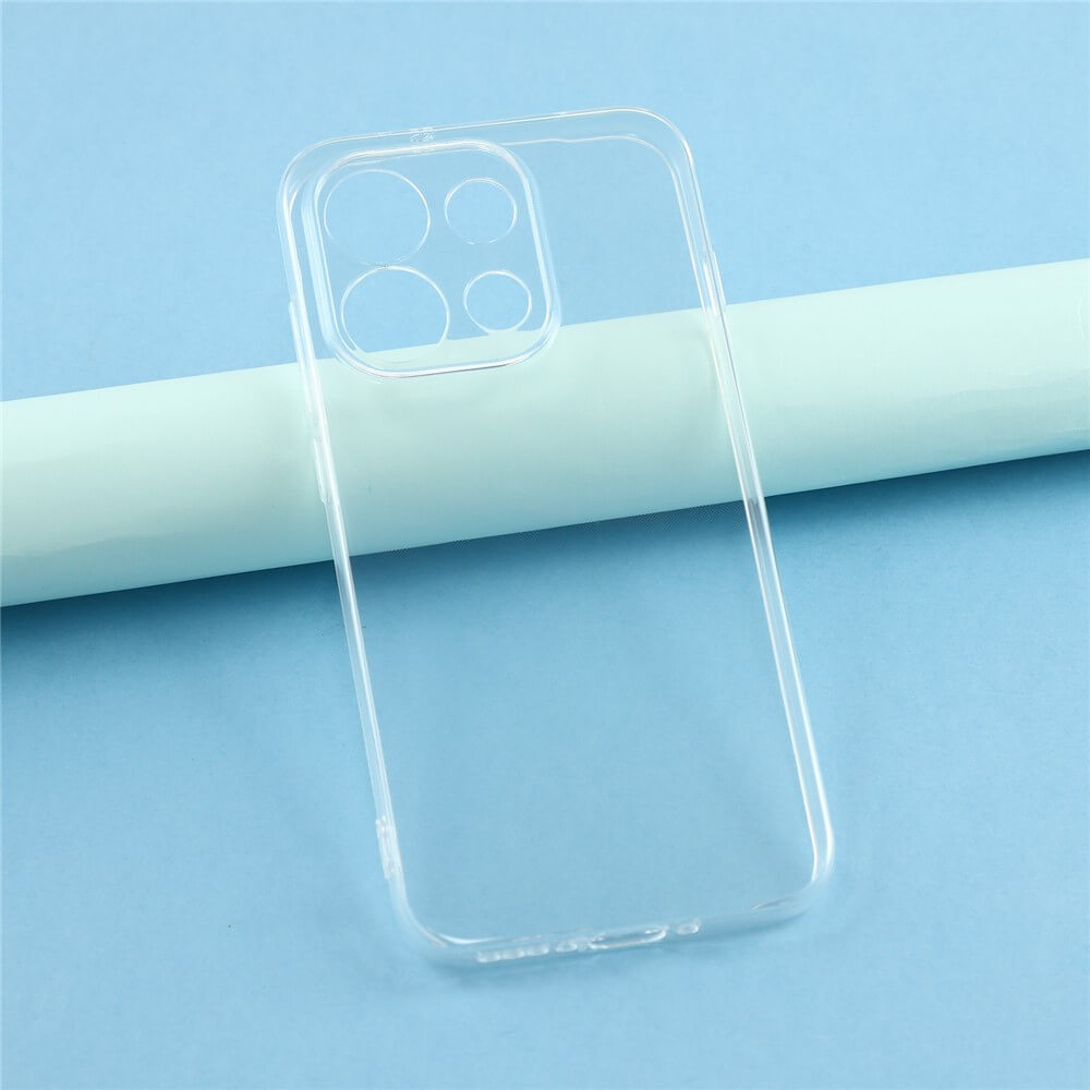 OPPO Reno16 - Silicone Rubber Case transparent