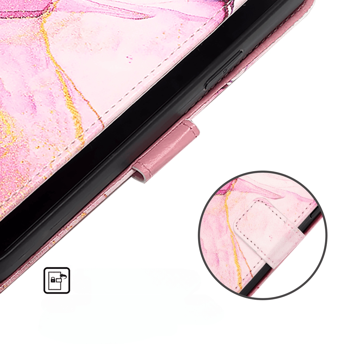 OPPO Reno16 / Reno16 Pro - Custodia con motivo in Marble