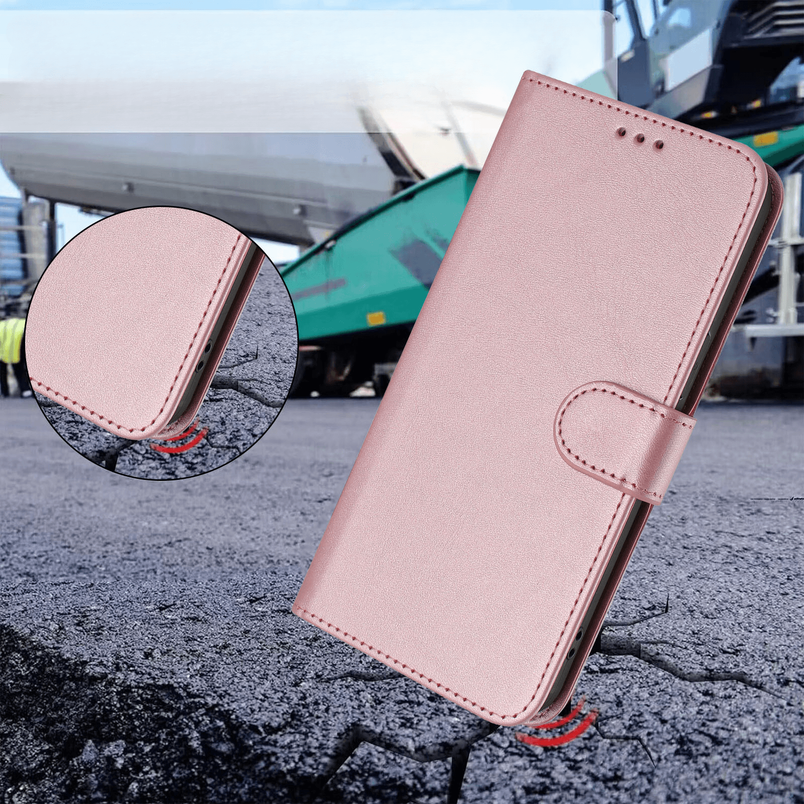 OPPO Reno16 / Reno16 Pro - Custodia lucida con cinturino da polso