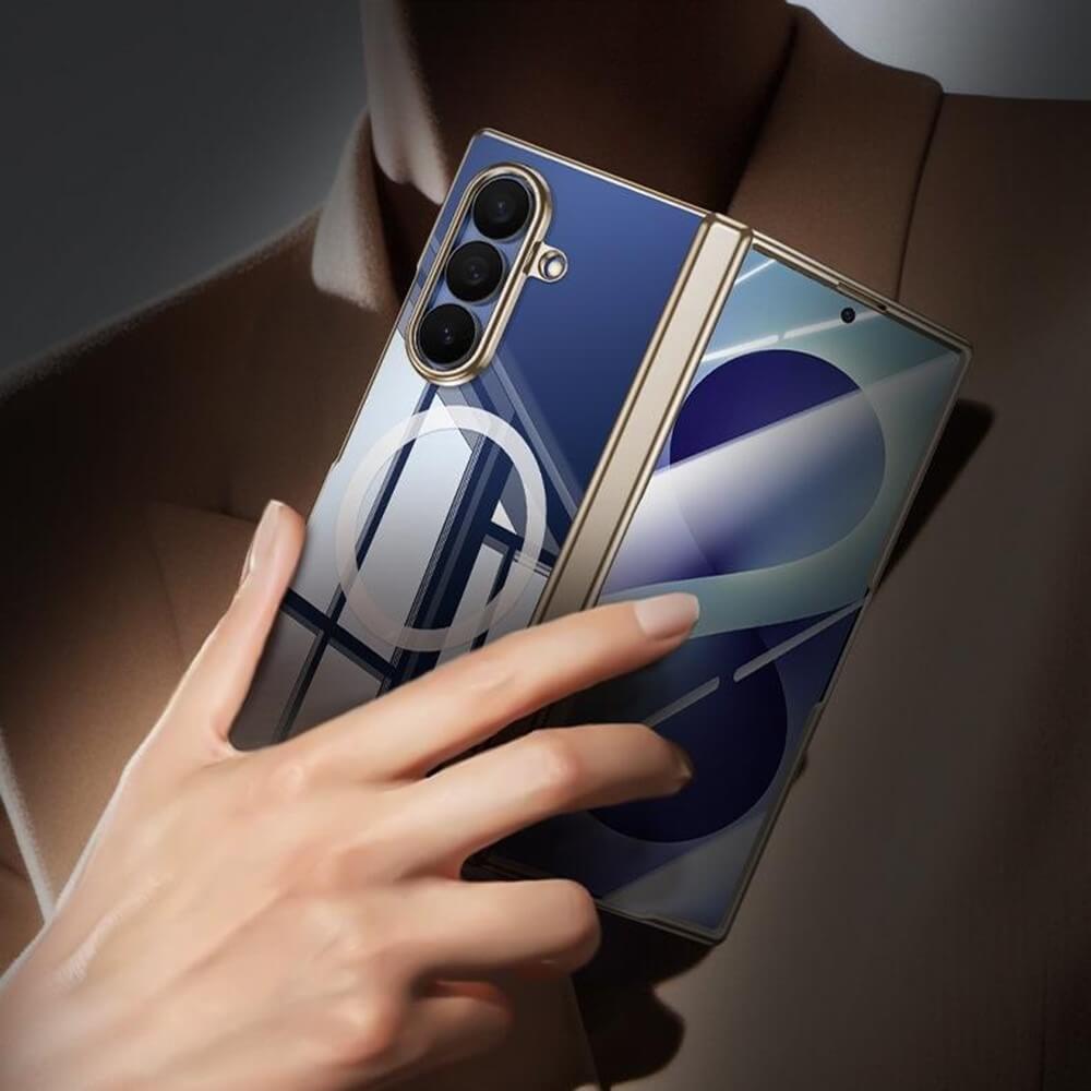 Galaxy Z Fold8 Ultra – Coque 360° avec anneau magnétique