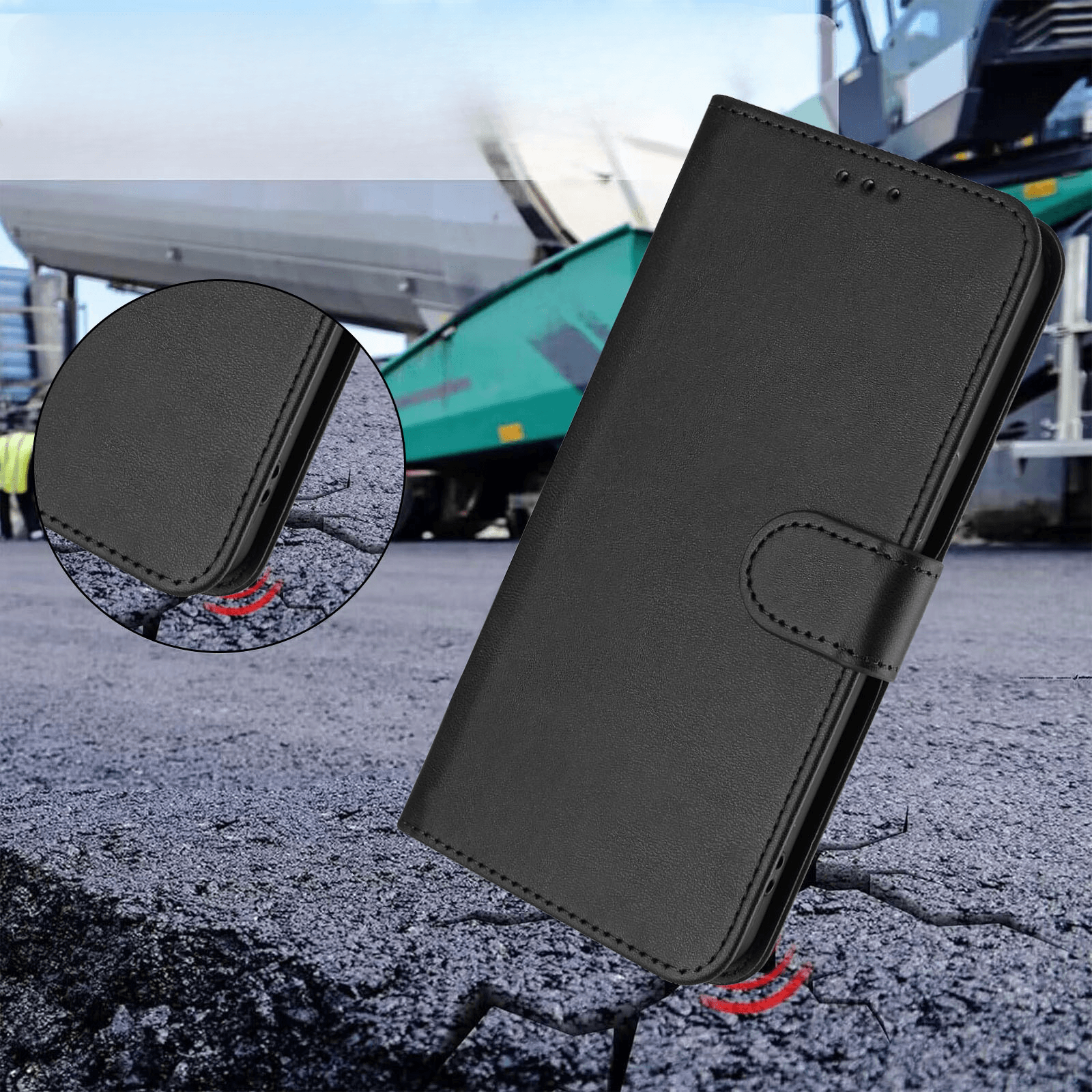 OPPO Reno16 F/ Reno16 FS - Custodia lucida con cinturino da polso