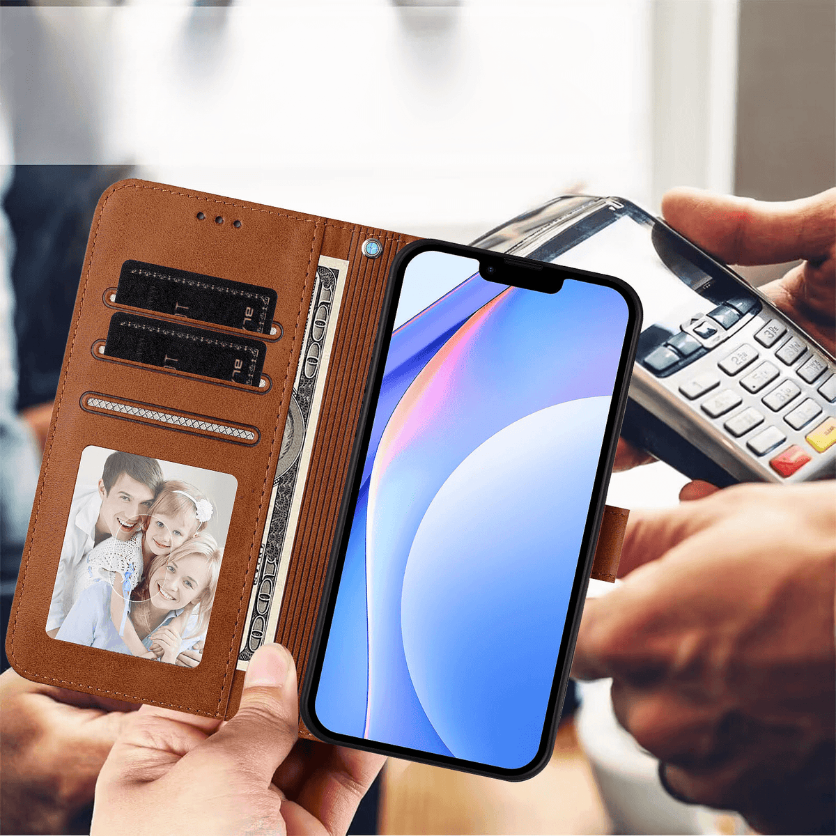 OPPO Reno16 F/ Reno16 FS - Custodia lucida con cinturino da polso