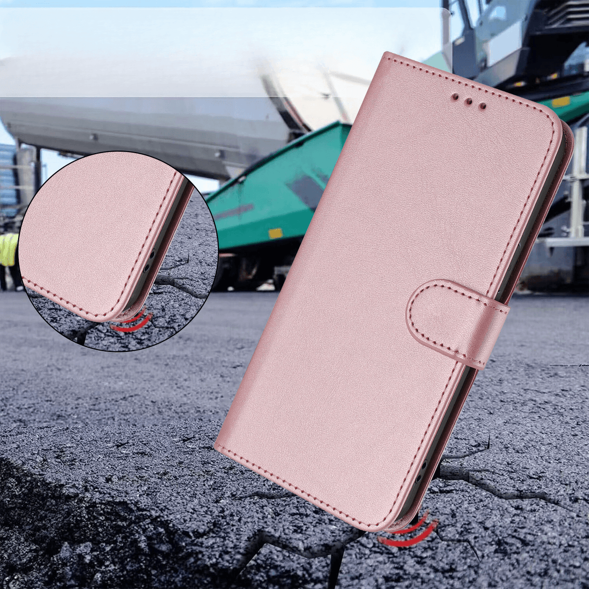 OPPO Reno16 F/ Reno16 FS - Custodia lucida con cinturino da polso
