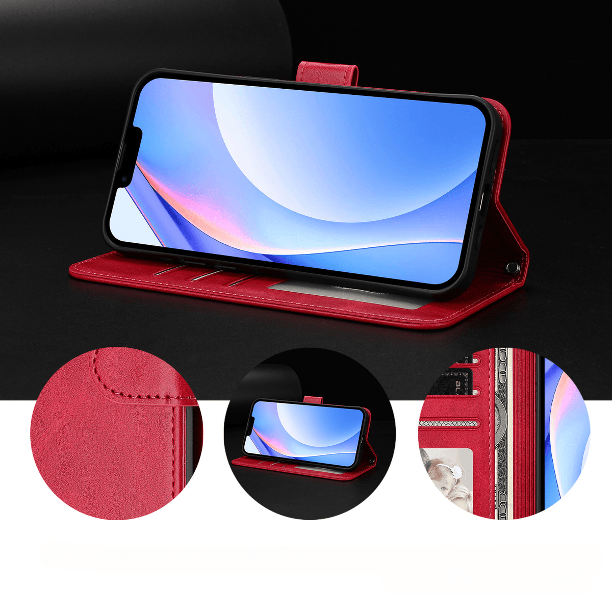 OPPO Reno16 F/ Reno16 FS - Custodia lucida con cinturino da polso