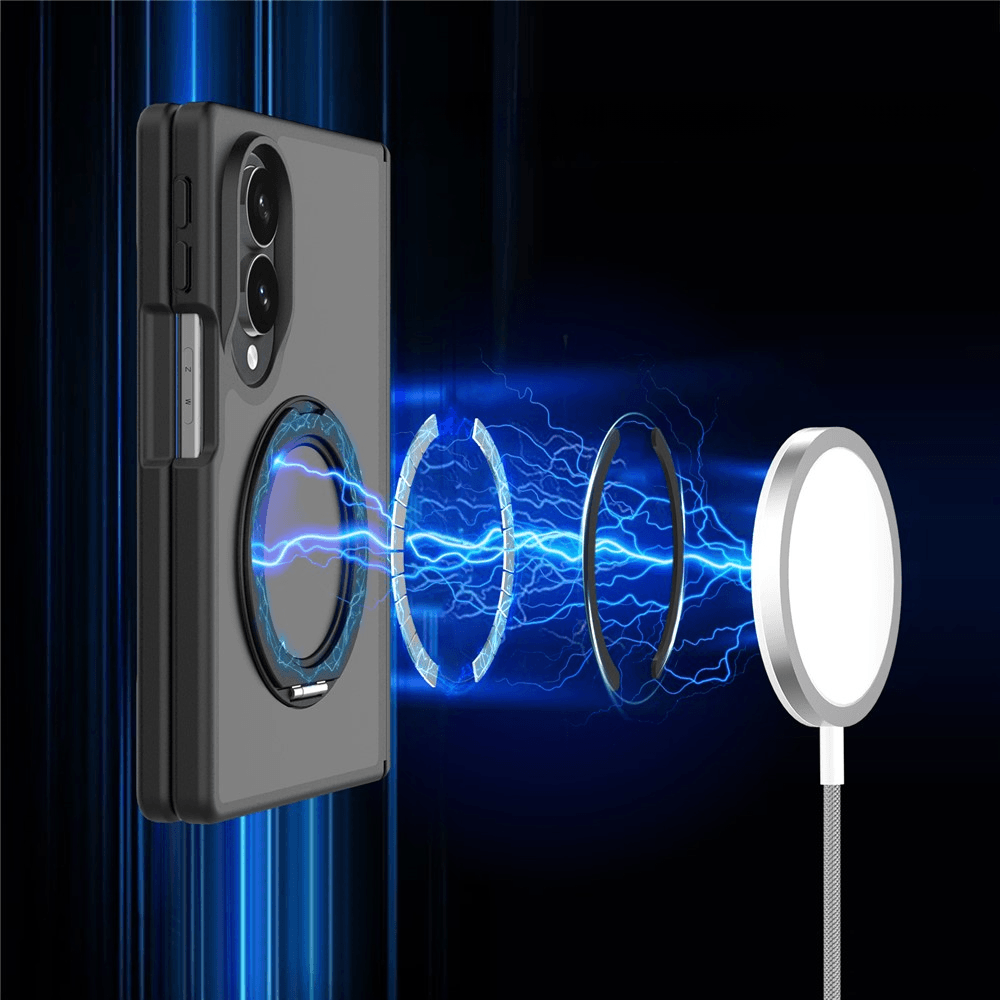 Galaxy Z Fold8 - Magnetic Case with 360° Ring Stand