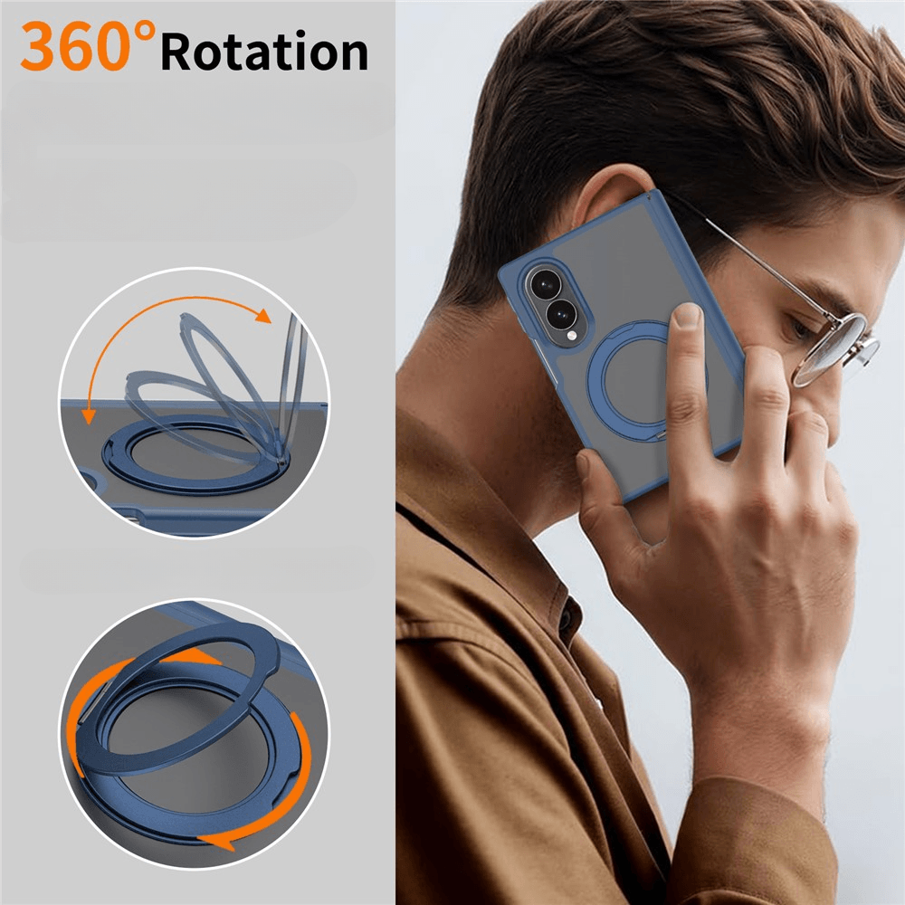 Galaxy Z Fold8 - Magnetic Case with 360° Ring Stand