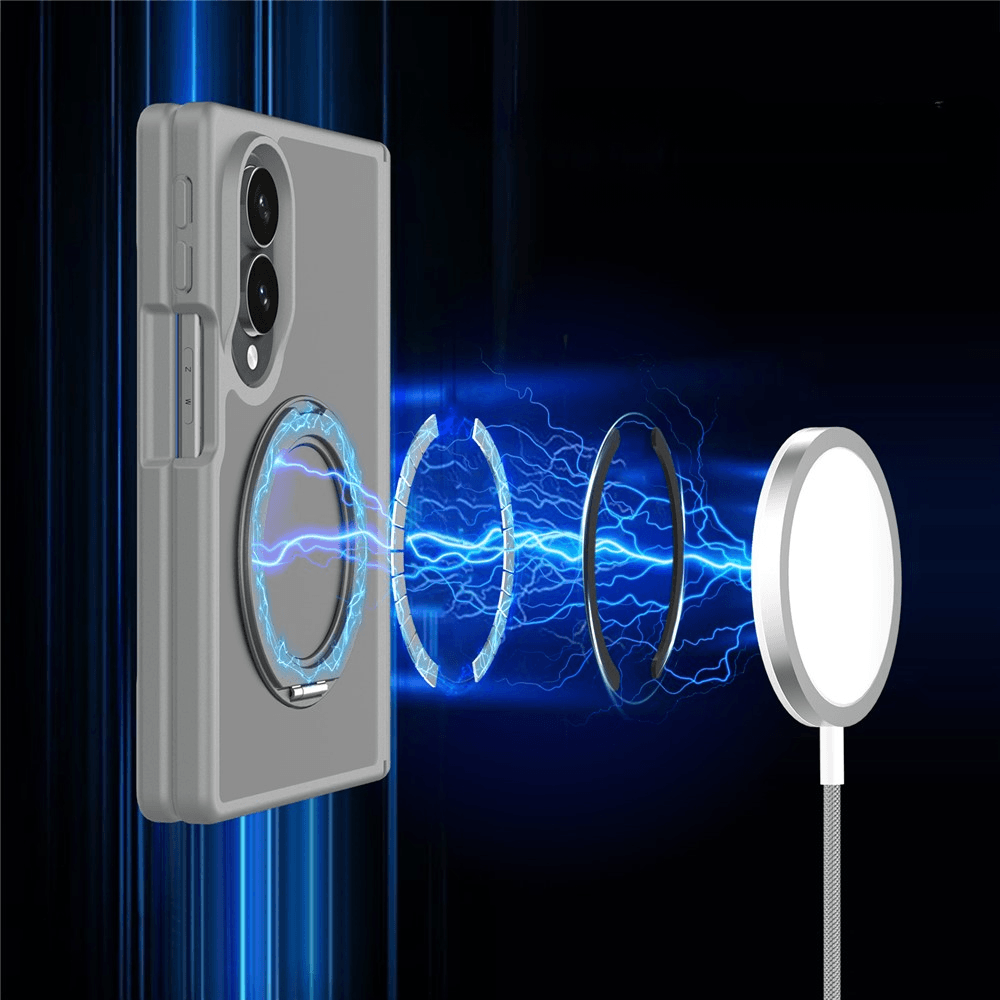 Galaxy Z Fold8 - Magnetic Case with 360° Ring Stand