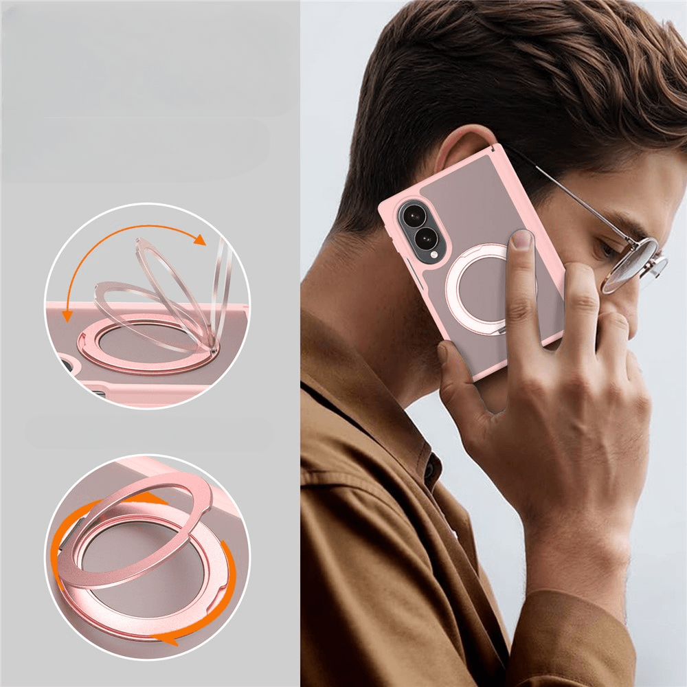 Galaxy Z Fold8 - Magnetic Case with 360° Ring Stand